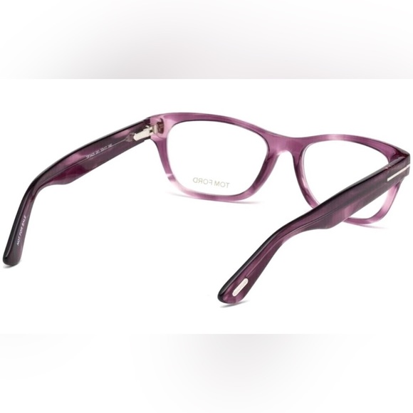 New Tom Ford TF5425 081 53-17-140 Violet Full Rim Rectangular Opticals orig$400+ - Picture 3 of 9